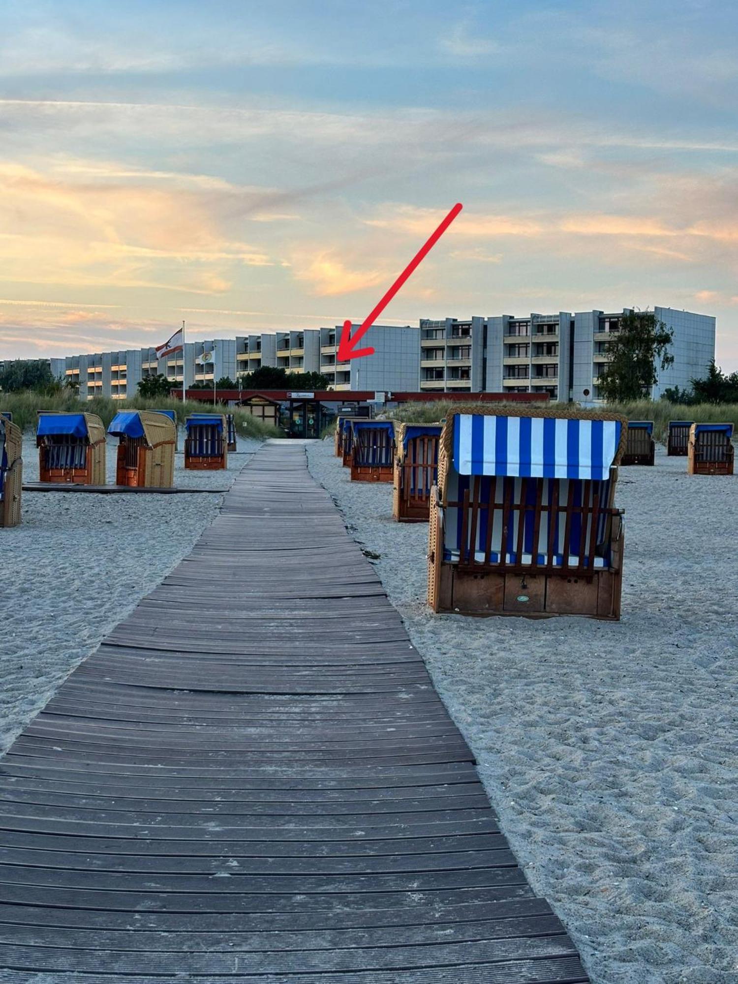 Quartier Suedstrand - Ferienwohnung Mit Meerblick 费马恩 外观 照片